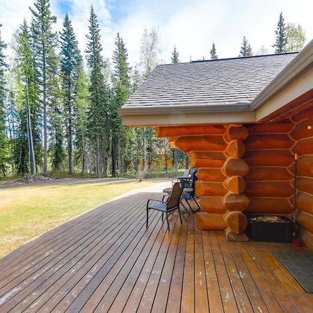 Riverside Log Cabin On-Site Aurora Viewing! North Pole Εξωτερικό φωτογραφία